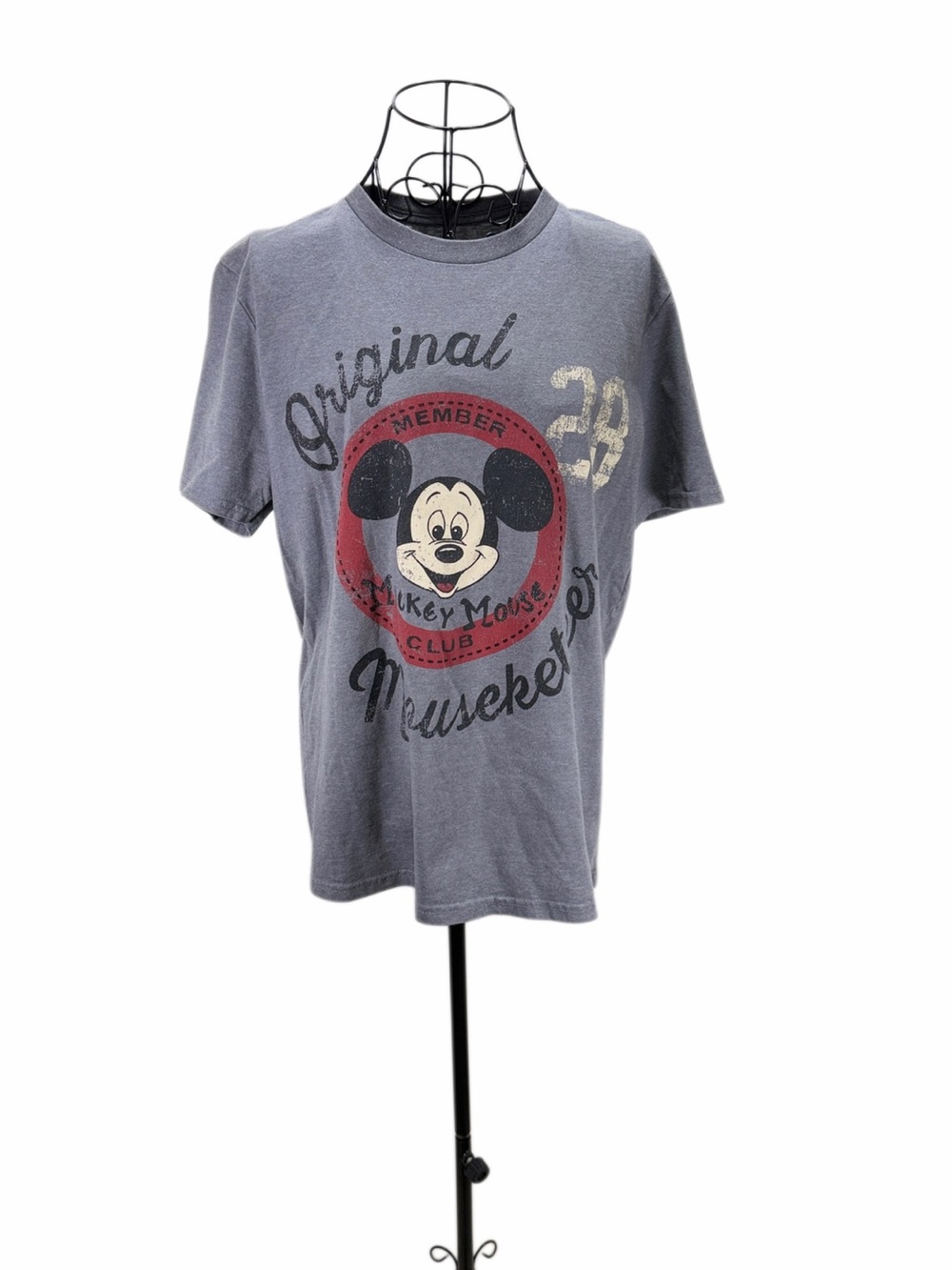 Disney Mickey Mouse Gray Graphic Kids T-Shirt